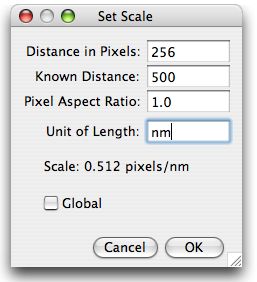 Set Scale Dialog